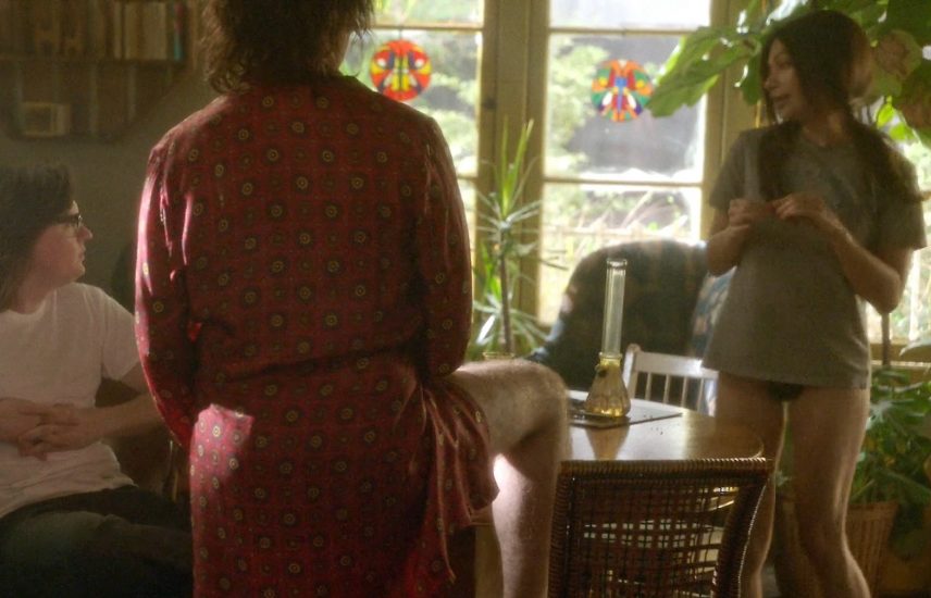 Ginger Gonzaga Nude Butt And Bush In I'm Dying Up Here Series