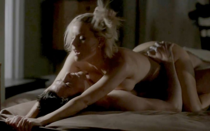 Kathleen Robertson Nude Sex Scene In Boss Series