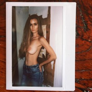 Amberleigh West covered topless