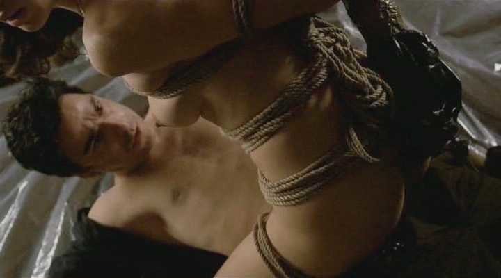 Olga Kurylenko bondage sex in LeSerpent 1